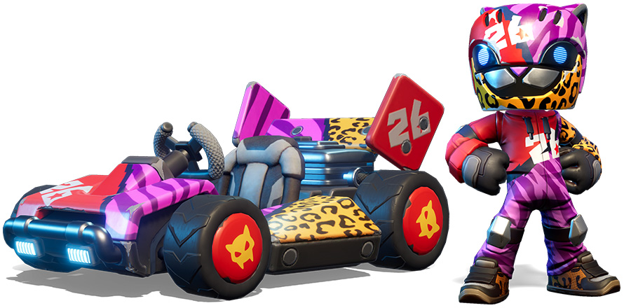 Stampede Racing Royale Kart Character